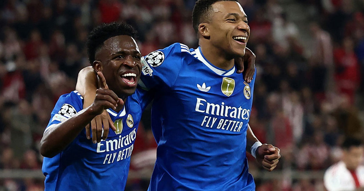 কিলিয়ান এমবাপ্পের ৪ গোলের পরও রিয়ালের কষ্টের জয়