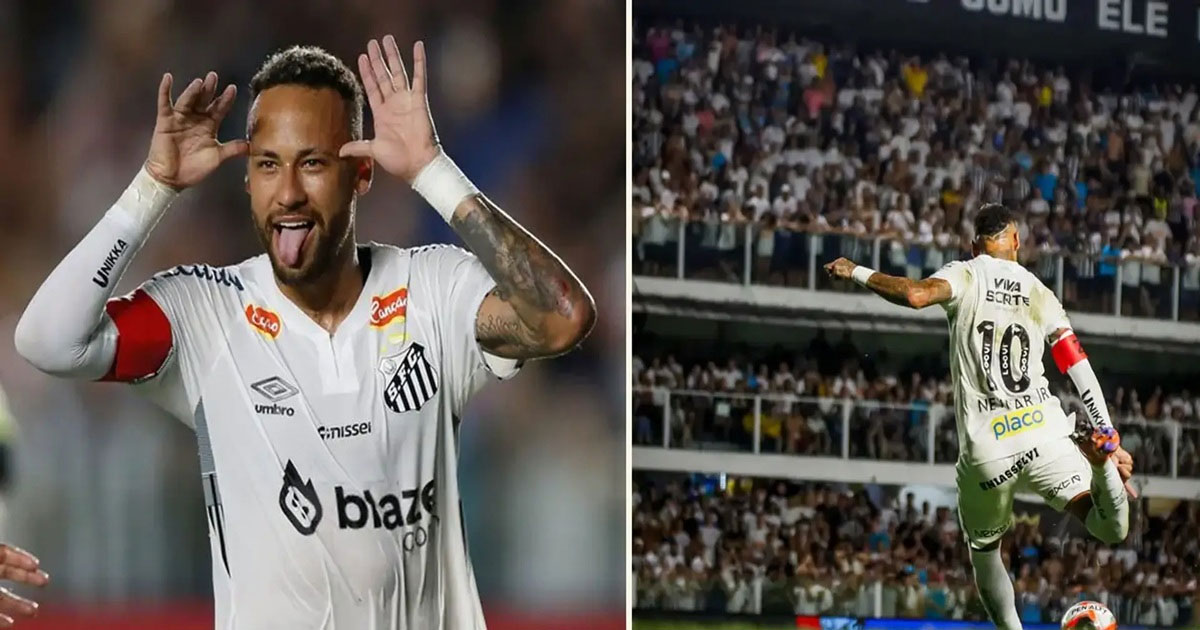 ইনজুরি নিয়েই মাঠে নেইমার, গোল-অ্যাসিস্টে জয় পেল সান্তোস