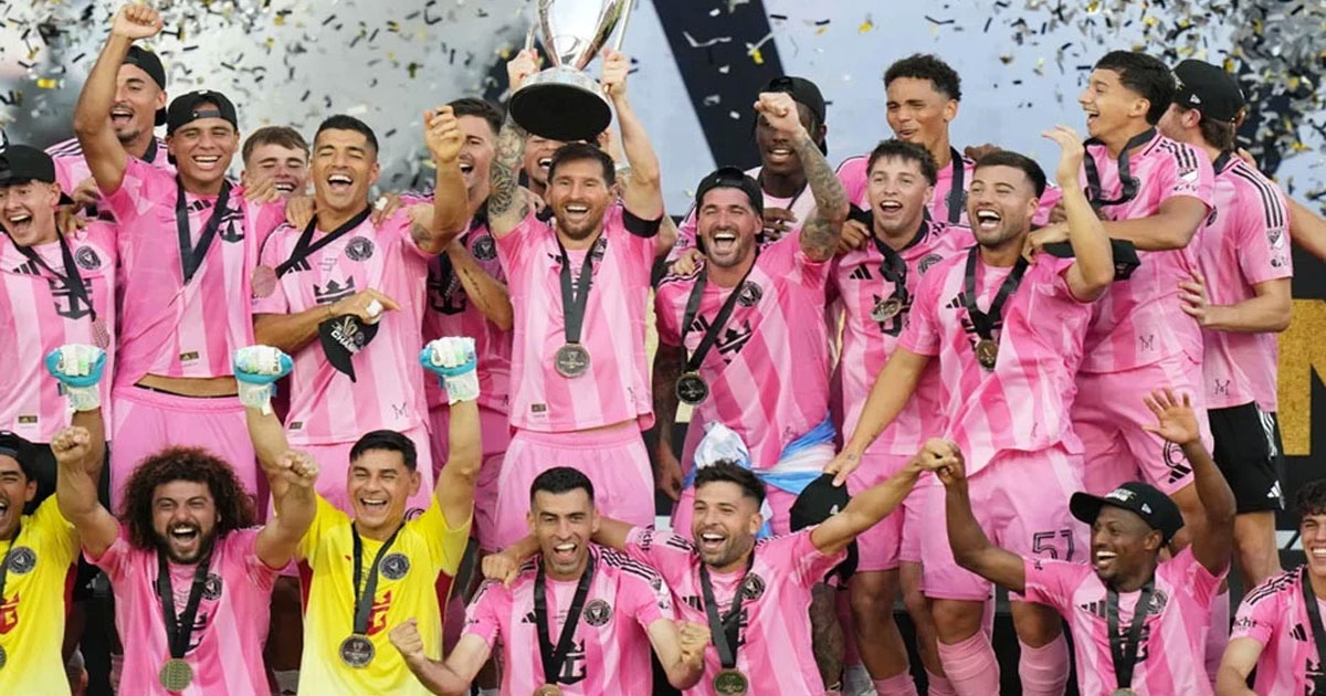 মেসির জাদুতে এমএলএস কাপ জয় মায়ামির