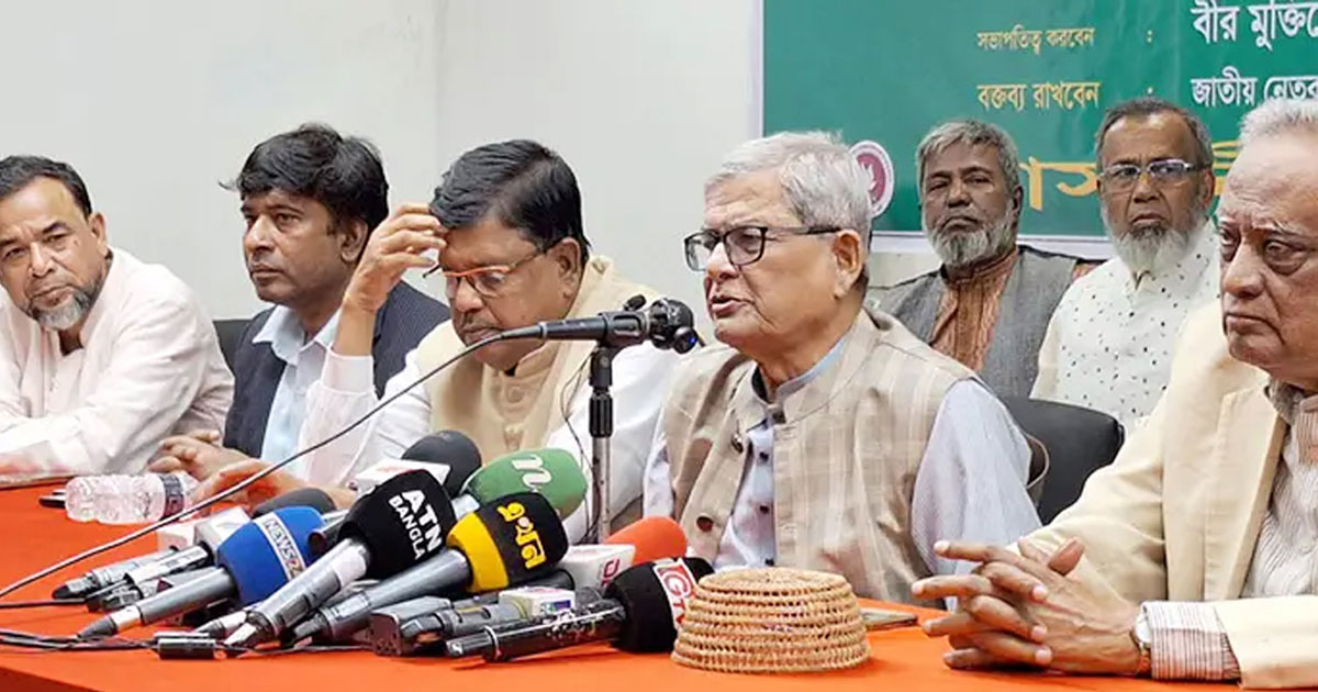 হাদিকে গুলির ঘটনা নির্বাচন বানচালের ষড়যন্ত্র:ফখরুল