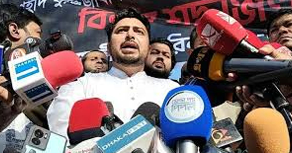 গণঅভ্যুত্থানের নায়কদের টার্গেট করা হচ্ছে: নাহিদ