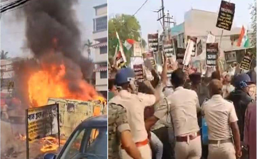 মুর্শিদাবাদ অশান্তি কেন্দ্র করে উত্তাল পশ্চিমবঙ্গ—রাষ্ট্রপতি শাসনের সুপারিশে রাজ্য-রাজনীতিতে তীব্র বিতর্ক