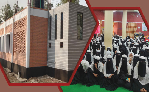 হবিগঞ্জে নারীদের জন্য নান্দনিক মসজিদ