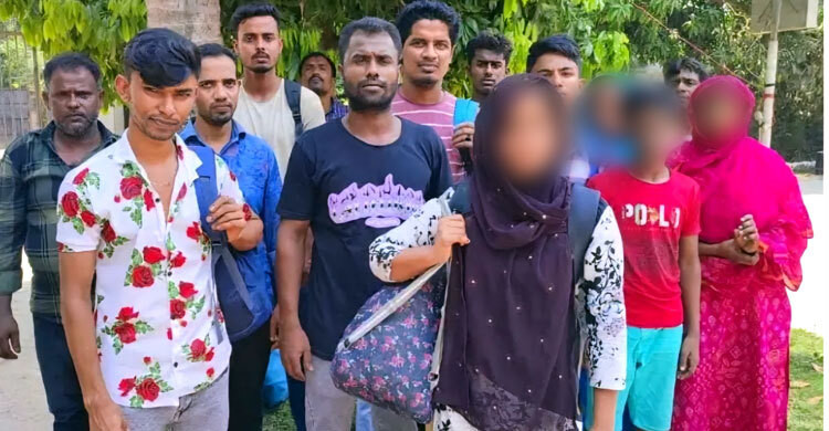 চুয়াডাঙ্গা সীমান্ত দিয়ে অনুপ্রবেশ, আটক ১৪