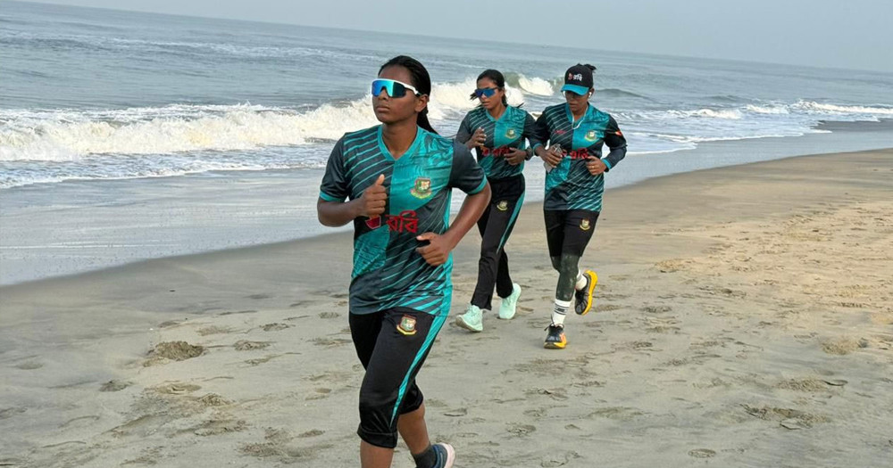 পাহাড়-সমুদ্রে নারী ক্রিকেটারদের ফিটনেস ক্যাম্প