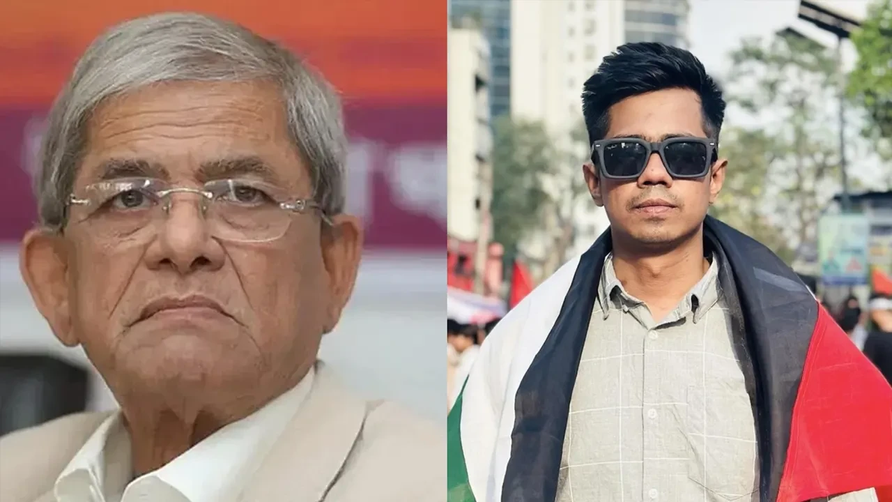 ছাত্রদল নেতা সাম্য হত্যার বিচার চাইলেন মির্জা ফখরুল