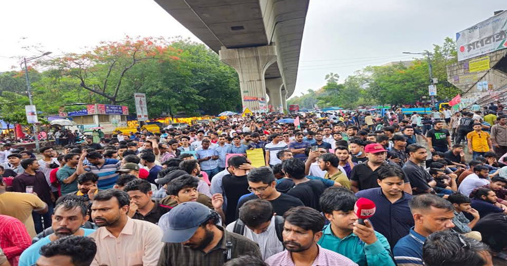 সাম্য হত্যার বিচার দাবিতে আবার ছাত্রদলের শাহবাগ অবরোধ