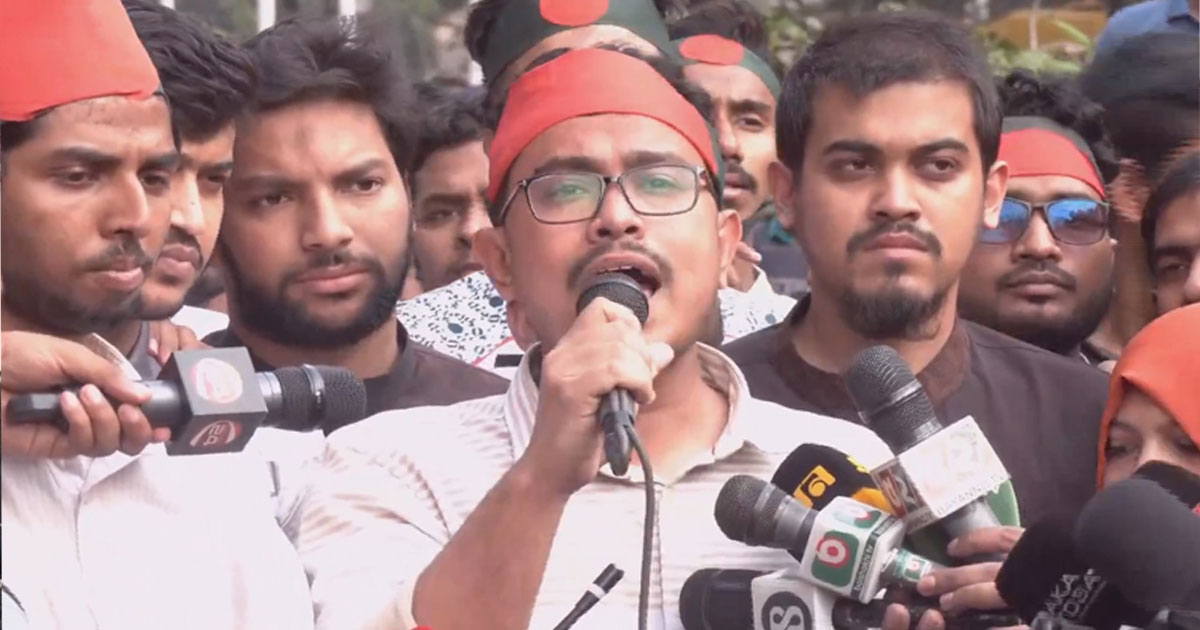 দাবি না মানলে ৩ উপদেষ্টার পদত্যাগ চাই: সাদিক কায়েম