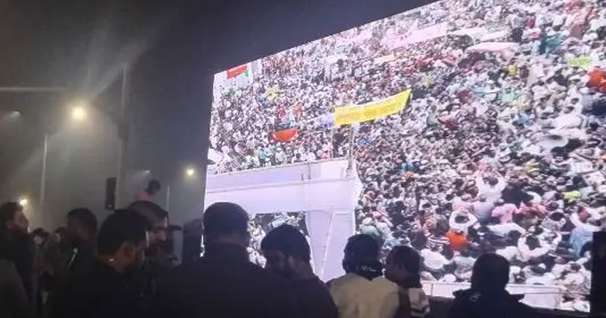 তারেক রহমানের সংবর্ধনা: রূপগঞ্জে ৬ বিশাল এলইডি ডিসপ্লে