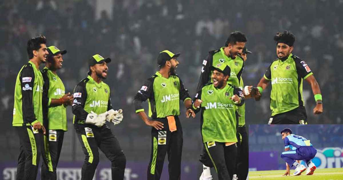 বিপিএলে মেহেদী রানার প্রথম হ্যাটট্রিকে ও হারলো নোয়াখালী