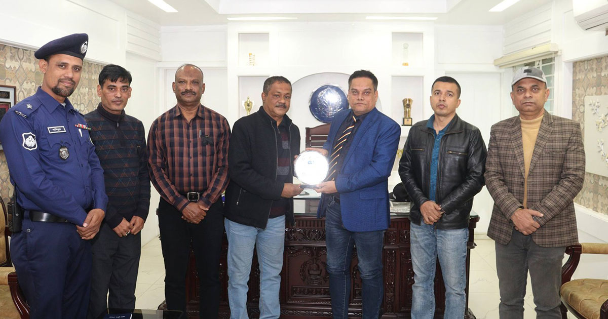 শেরপুরে পুলিশ পরিদর্শকদের বিদায় সংবর্ধনা