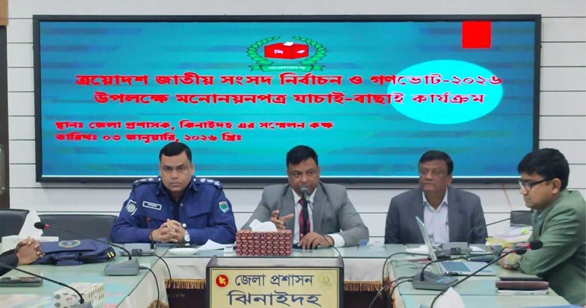 ঝিনাইদহে ৪ জনের প্রার্থিতা বাতিল, ২৩ জনের বৈধ