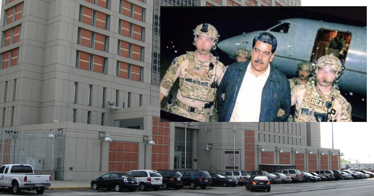 ব্রুকলিন ডিটেনশন সেন্টারে নেওয়া হয়েছে ভেনেজুয়েলার প্রেসিডেন্টকে