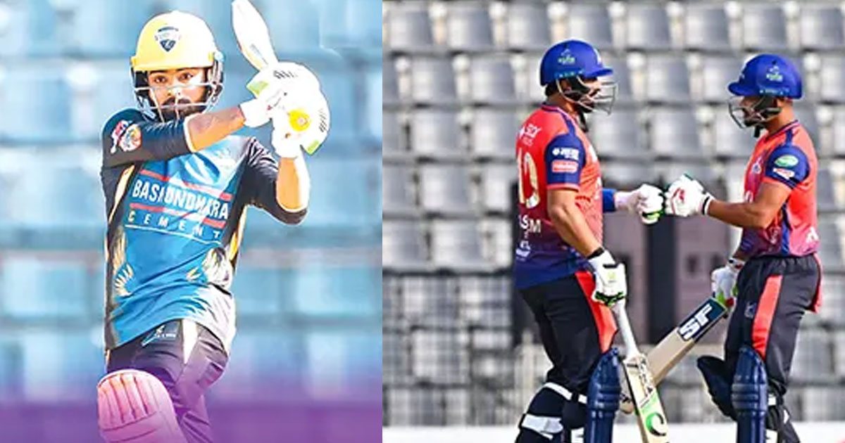 হৃদয়ের ৯৭* বৃথা গেলেও ওয়াসিম–শান্তের জুটিতে জয় রাজশাহীর