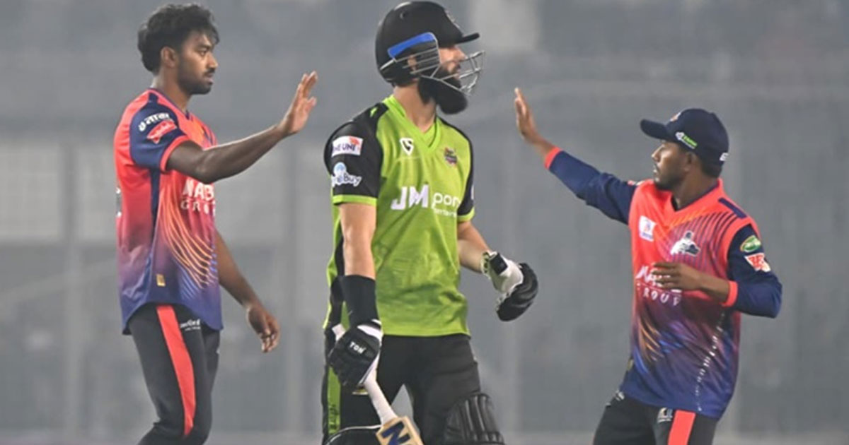 রিপনের ঝড়ে রুদ্ধশ্বাস জয়ে কোয়ালিফায়ারে রাজশাহী