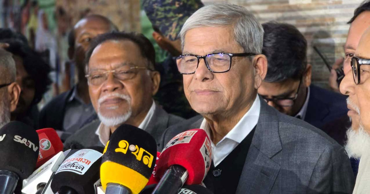 ইসি পক্ষপাতমূলক আচরণ করছে: মির্জা ফখরুল