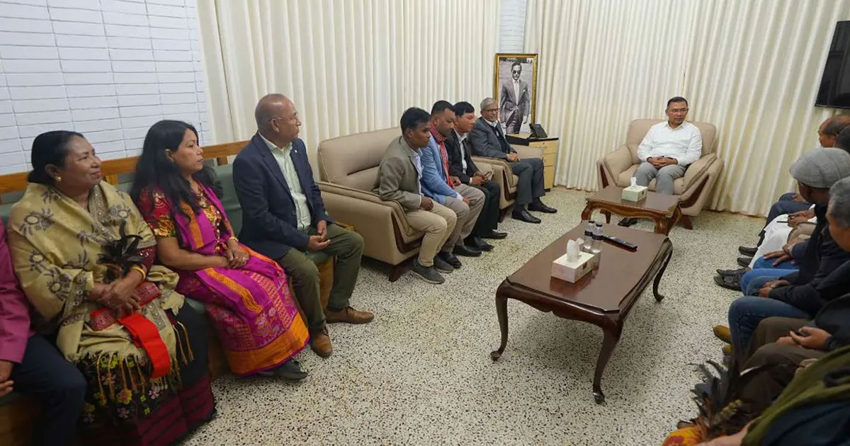বিএনপি চেয়ারম্যানের কার্যালয়ে ক্ষুদ্র জাতিগোষ্ঠী দলের প্রতিনিধিদল