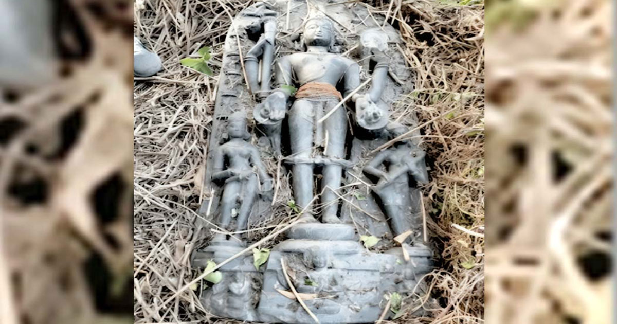 ফরিদপুরে শতকোটি টাকার কষ্টি পাথরের মূর্তি উদ্ধার