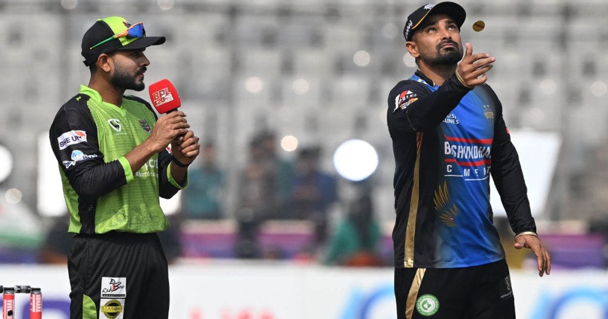 এলিমিনেটর ম্যাচে টস জিতে রংপুরকে ব্যাটিংয়ে পাঠাল সিলেট