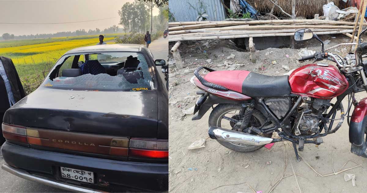 সিরাজগঞ্জে বিএনপি-জামায়াত ধাওয়া-পাল্টা ধাওয়া,ভাংচুর