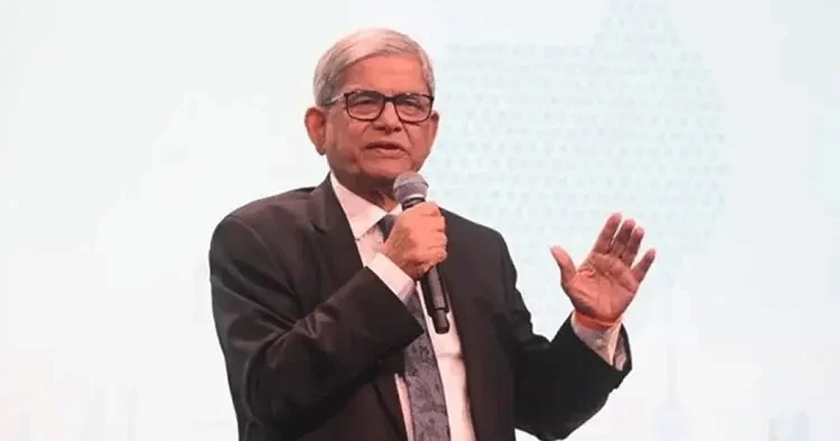 নির্বাচন বানচাল করতে গুপ্ত হামলা চালানো হচ্ছে: মির্জা ফখরুল