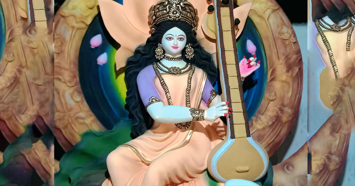 কালিহাতীতে সরস্বতী পূজা উদযাপন