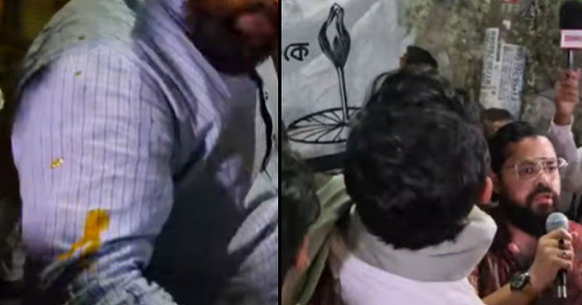 নাসীরুদ্দীন পাটওয়ারীর পথসভায় পচা ডিম নিক্ষেপ