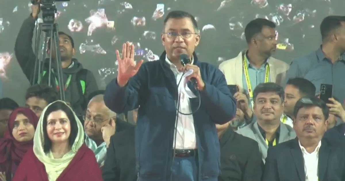 ২১ বছর পর গাজীপুরে তারেক রহমান, সমাবেশে জনস্রোত