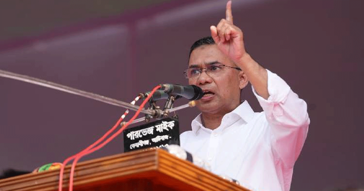 বৃহস্পতিবার রাজশাহী যাচ্ছেন তারেক রহমান