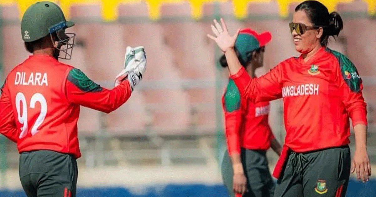 থাইল্যান্ডকে হারিয়ে বাংলাদেশ নারী দলের টানা পাঁচ জয়