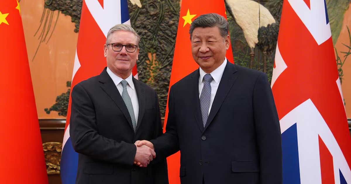 চীনের সঙ্গে নতুন অর্থনৈতিক  সূচনার পথে ব্রিটেন, অর্থনৈতিক সাফল্য চান স্টারমার