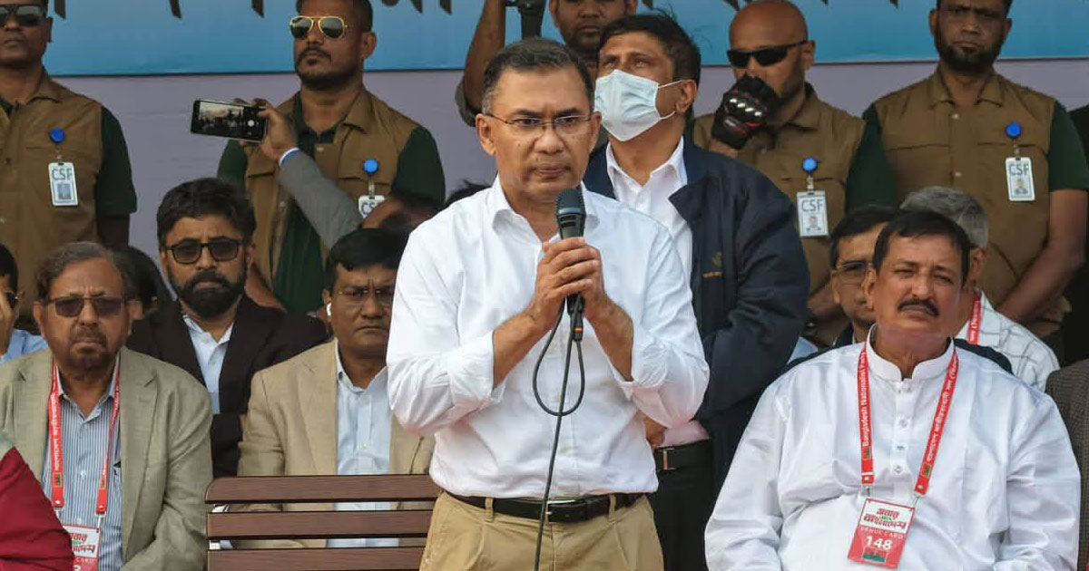 ক্ষমতায় গেলে পদ্মা ব্যারেজ নির্মাণ করা হবে: তারেক রহমান