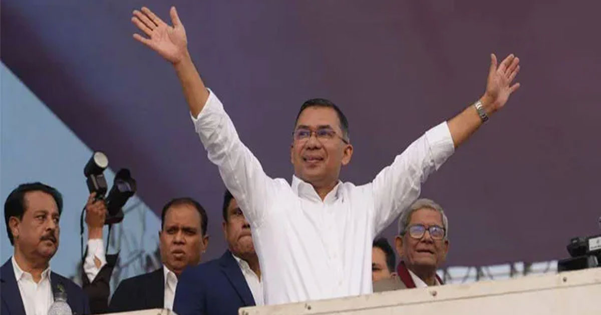 আজ রংপুর যাচ্ছেন তারেক রহমান