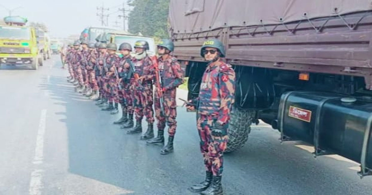 সংসদ নির্বাচন ঘিরে:১৪ প্লাটুন বিজিবি মোতায়েন গাজীপুরে