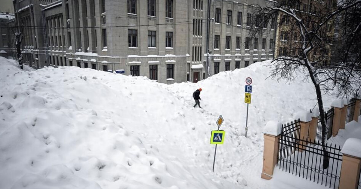 ২০০ বছরের ইতিহাসে রাশিয়ায় রেকর্ড তুষারপাত