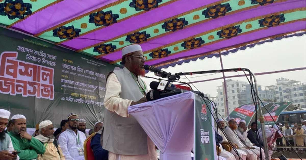 বিএনপির ফ্যামিলি কার্ড হাসিনার ১০ টাকার চালের মতো: গোলাম পরওয়ার