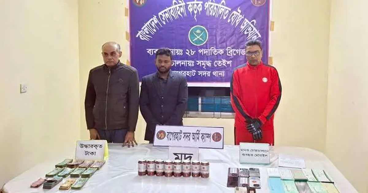 নাশকতা পরিকল্পনার  অভিযোগে যুবলীগ নেতাসহ গ্রেপ্তার ৩