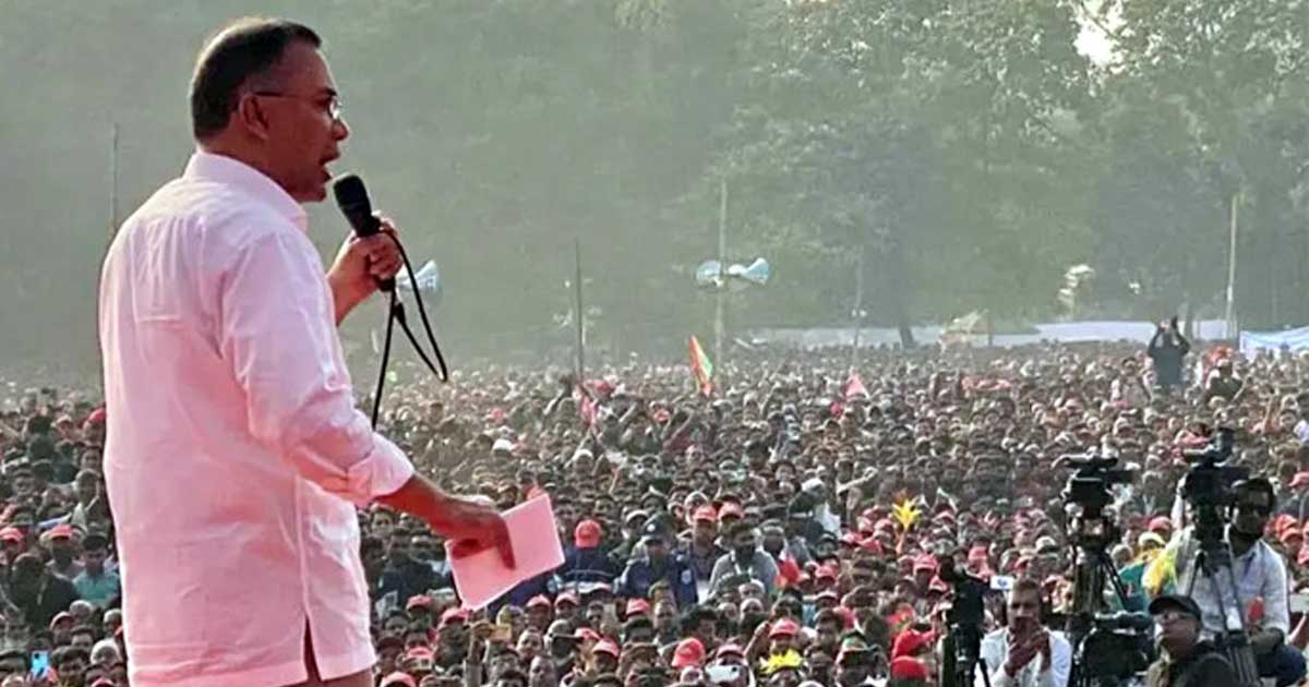 নানাবাড়িতে নাতিকে খালি হাতে ফেরানো হয় না: দিনাজপুরে তারেক রহমান