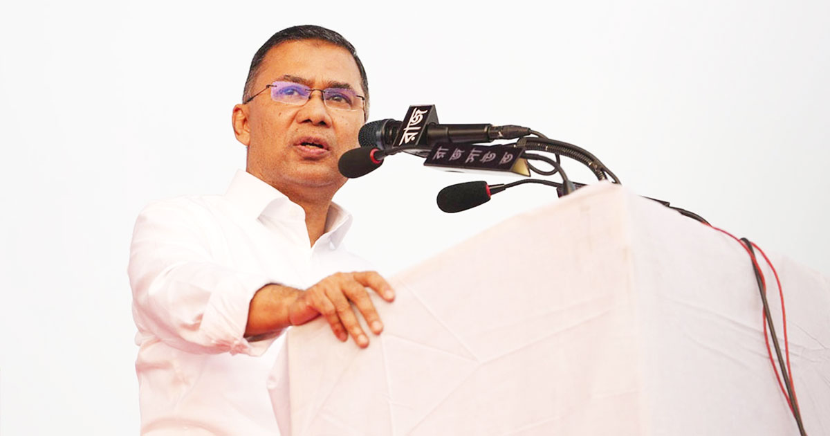 আজ ঢাকার ৬ আসনে ধারাবাহিক জনসভা করবেন তারেক রহমান