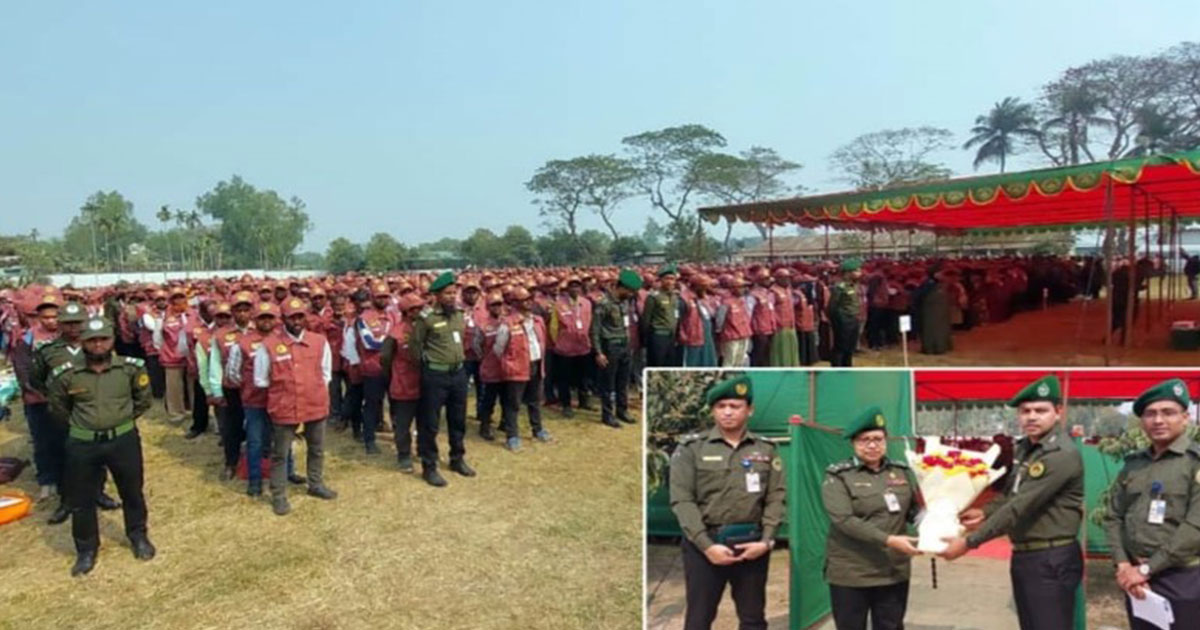 শেরপুরে সংসদ নির্বাচনে দায়িত্ব পালনে প্রস্তুত আইন শৃংখলা বাহনী