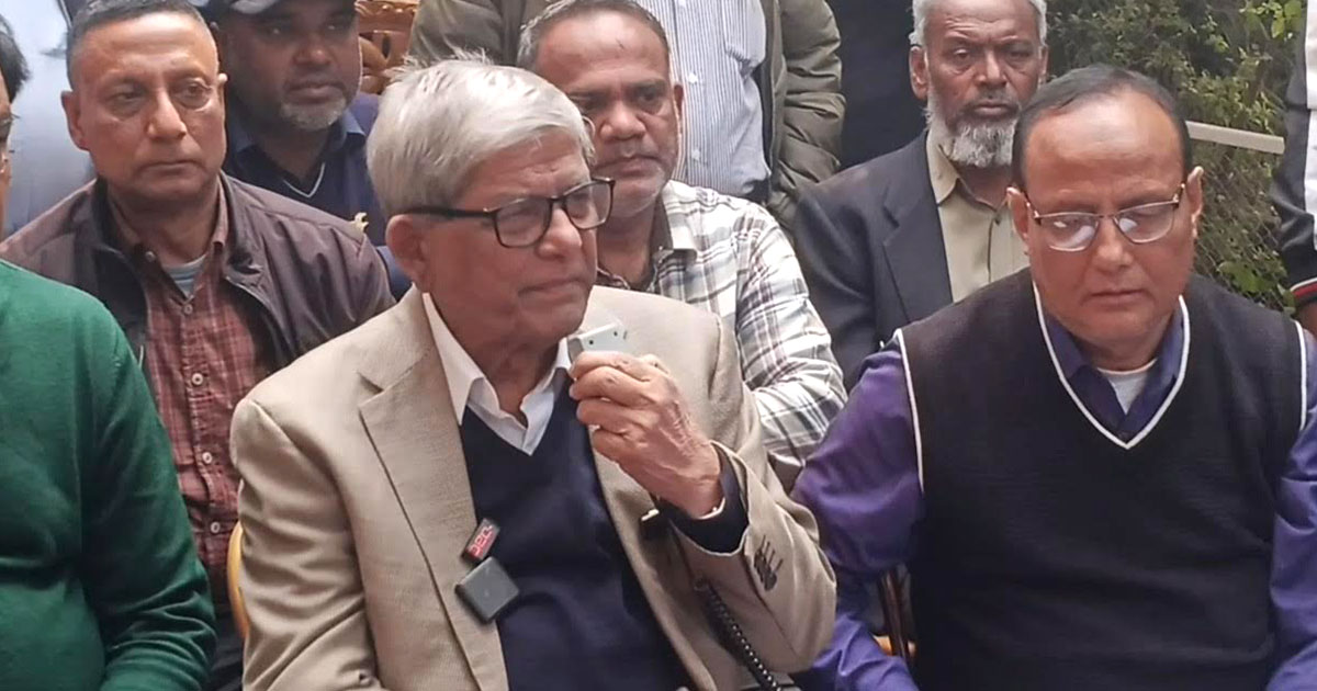 নির্বাচন সুষ্ঠু হলে গণতান্ত্রিক চর্চার সুযোগ সৃষ্টি হবে: মির্জা ফখরুল
