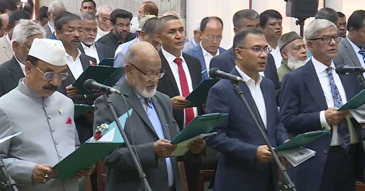 শপথ নিলেন বিএনপির নবনির্বাচিত এমপিরা