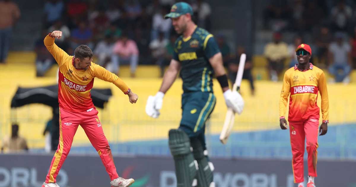 বিশ্বকাপ থেকে বিদায় অস্ট্রেলিয়ার, সুপার এইটে জিম্বাবুয়ে