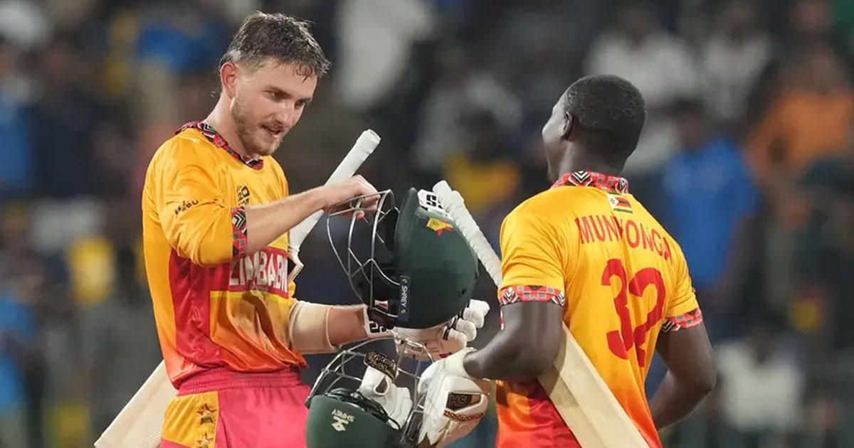 অপরাজিত থেকে শীর্ষে, জিম্বাবুয়ে কলম্বোয় রুদ্ধশ্বাস জয়