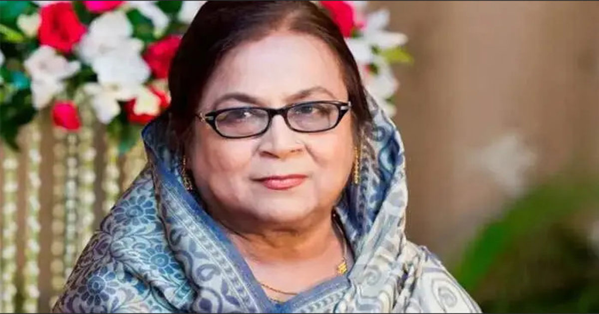 সাবেক মন্ত্রী বেগম সেলিমা রহমান হাসপাতালে ভর্তি