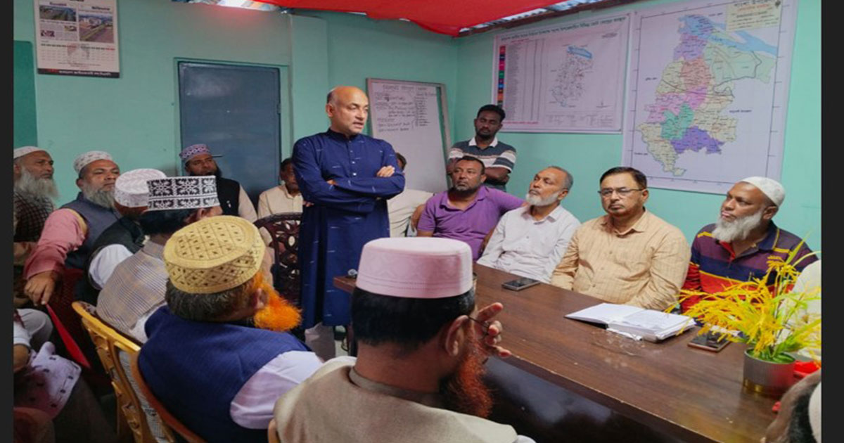 রাজবাড়ী-২ আসনের এমপি হারুন-অর-রশিদের সঙ্গে মাদরাসা প্রধানদের মতবিনিময়