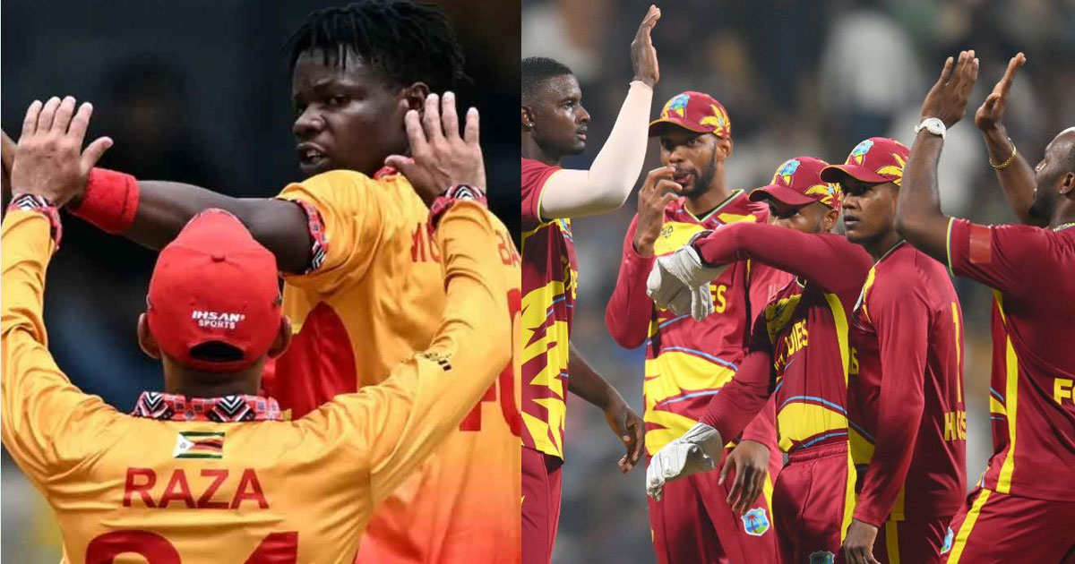 জিম্বাবুয়েকে বিধ্বস্ত করে বিশাল দাপুটে জয়ে সুপার এইটে ওয়েস্ট ইন্ডিজ