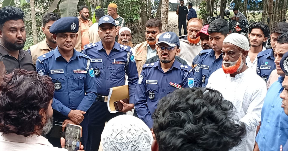 তিন মামলার অগ্রগতি পরিদর্শনে ভাঙ্গায় জেলা পুলিশ সুপার