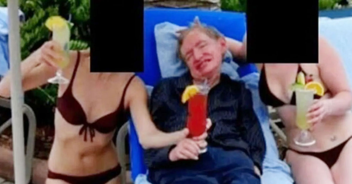 এপস্টেইন ফাইলে বিকিনি পরা নারীর সঙ্গে বিজ্ঞানী হকিংয়ের পানীয় পানের ছবি