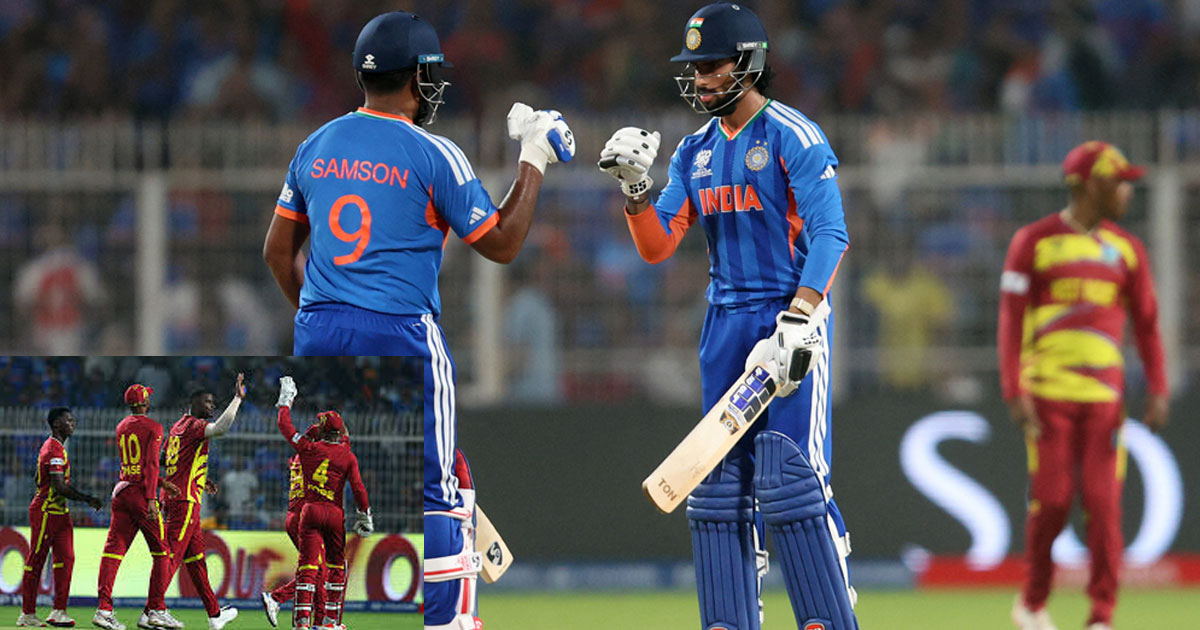 স্যামসন ঝড়ে ওয়েস্ট ইন্ডিজকে হারিয়ে সেমিতে ভারত